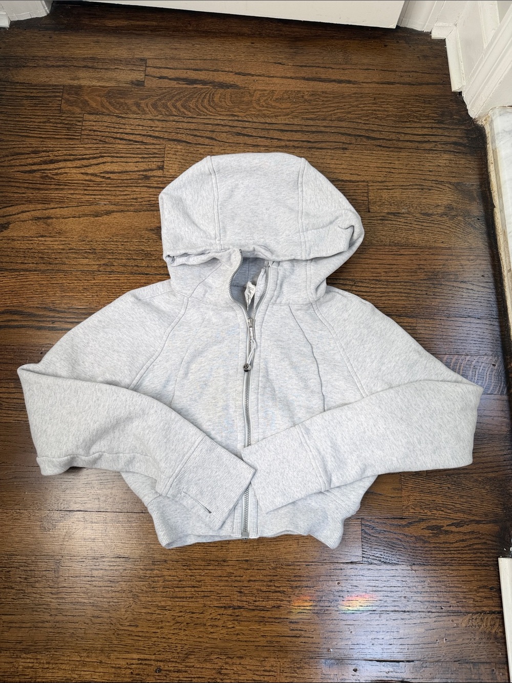 lululemon athletica Kids Light Gray Zip-Up Hoodie
